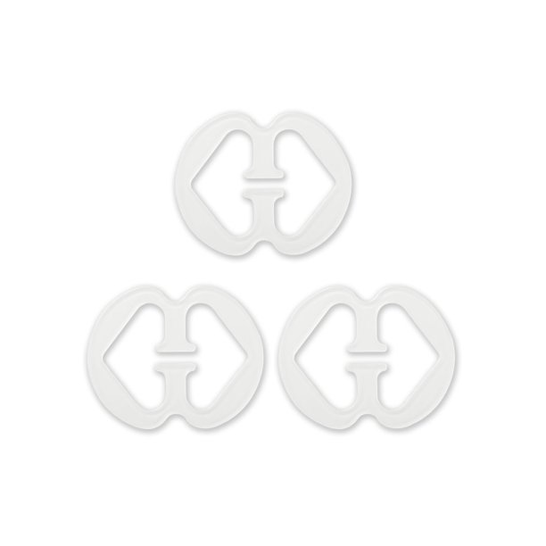 INSPIRE CHIC Clips de Correa de Sujetador Hebillas de Correa de Sujetador Antideslizantes para Mujeres Forma de Calabaza Transparente