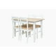 thumbnail image 3 of Juego De Comedor 4 Sillas Mesa Rectangular 117x73.7x76.2 Blanco, 3 of 10
