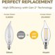 thumbnail image 3 of Ampolleta LED Hizashi E12 60W Equivalente 2700K Regulable, 3 of 3