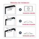 thumbnail image 4 of Brazo Cierra Puerta Hidráulico aleación 45 A 85 Kg de aluminio Incluye tornillos de montaje para la instalación en puertas antirrobo, puertas de madera, puertas de aleación de aluminio, 4 of 4