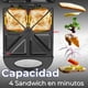 thumbnail image 5 of Sandwichera Eléctrica Antiadherente Tostadora 4 Sandwich 1000W, 5 of 10
