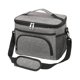 thumbnail image 1 of Fiambrera Portátil Con Bolsillo Frontal, Bolsa Térmica Para Comida Fría Y Caliente, Bolso De Mano Para Playa, Color Gris, 1 of 3