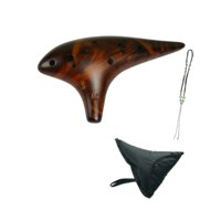 Magideal - Instrumento Ocarinas Ocarinas De 12 Hoyos Con Instrumento Musical De Cable De Correa De Cuello Tono Puro Para Marido Amante De La Música Regalo Músico Amarillo