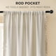 thumbnail image 4 of Cortinas Joydeco Beige Boho de 213 cm de longitud, 2 paneles de 132 x 213 cm, 4 of 8