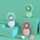 thumbnail image 2 of 1pc Portable USB Chargeable Mini Fan, Handheld Fans With Base For Desktop, Outdoor Hand Hold Fan With Phone Holder, 2 of 2