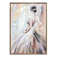 Genérico - Cuadro Decorativo Pared Figura Femenina Arte Hogar Jhn