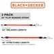thumbnail image 5 of Cinta elástica plana BLACK+DECKER 61 cm, paquete de 2, 5 of 8
