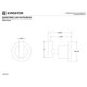 thumbnail image 4 of Gancho para bata Kingston Brass Concord BA8217MB negro mate, 4 of 4