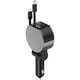 thumbnail image 1 of Adaptador retráctil USB C para cargador de coche - Compatibilidad universal para smartphones y tabletas-Negro, 1 of 7