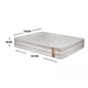 thumbnail image 3 of Colchon New Valdivia 2 Plazas Beige 150x190x28 Cm, 3 of 3