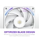thumbnail image 4 of Ventilador de caja NZXT F120X Performance 120 mm PWM RGB blanco, 4 of 9