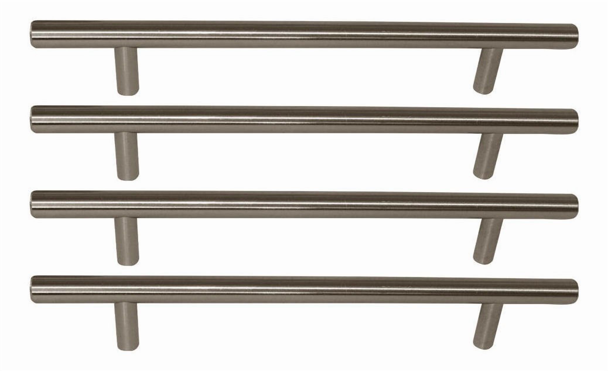 Tirador Madrid Acero 160X10Mm 4 Un Niquel Dvp