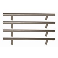 Tirador Madrid Acero 160X10Mm 4 Un Niquel Dvp