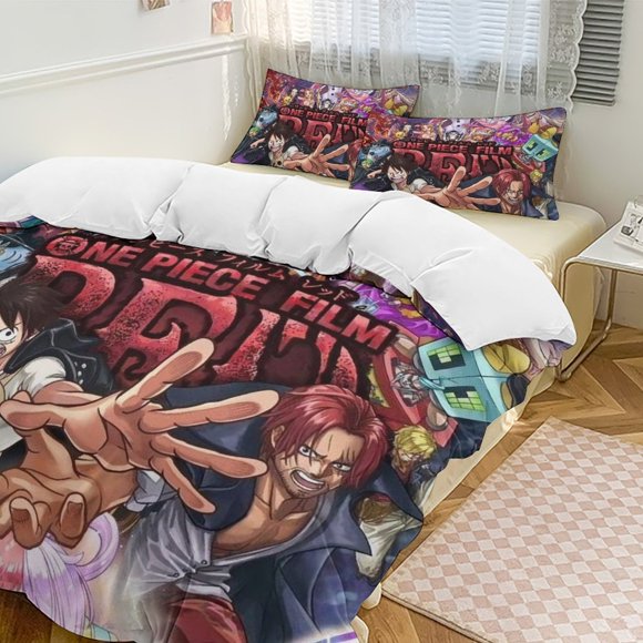 Uta Bed Duvet Cover Funny Anime Cartoon Bedding Sets Lightweight 3 Piece Comforter Sets