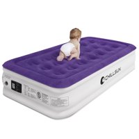 Colchón Inflable Doble Chillsun Con Bomba Integrada De 550 Libras