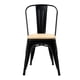 thumbnail image 1 of Silla Tolix Asiento Madera Replica Negro, 1 of 3