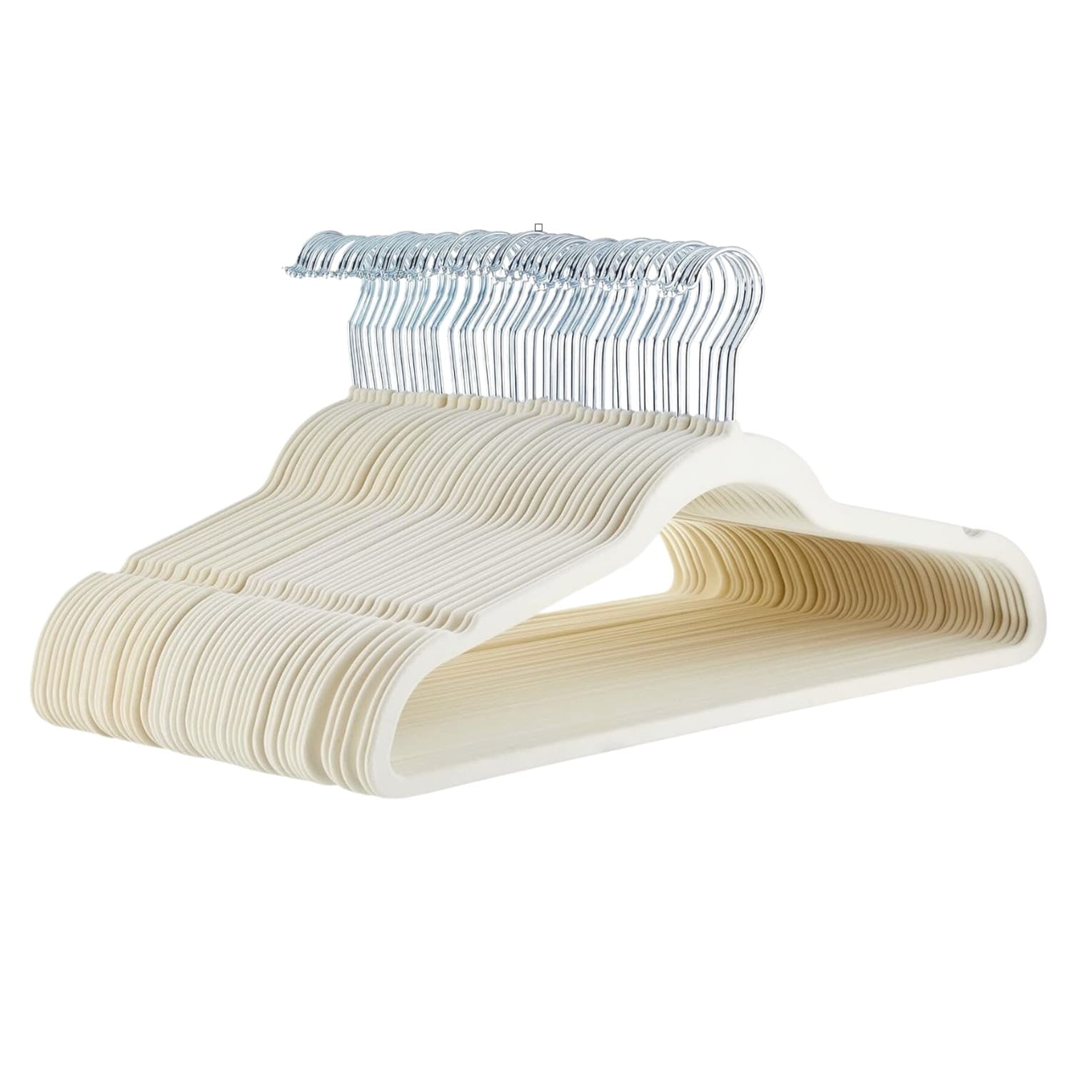 Rebajas - Set 50 Colgador Gancho Perchas Ropa Felpa Antideslizante