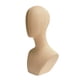 thumbnail image 4 of Soporte de cabeza de maniquí, modelo de soporte para sombrero, accesorio profesional, exhibición de peluca con cuello para casco, joyería, peluquería, 4 of 5