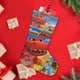 thumbnail image 4 of Pequeña Escuela de Dinosaurios Tema: Calcetines de Navidad, fino lino blanco para colgar en escaleras y chimenea, decoración navideña para el hogar, regalo de Navidad.54cm×38cm, 4 of 5