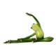 thumbnail image 2 of Resina Animal Yoga Figuras De Rana Artesanía Verde Hogar Jardín Prensa De Piernas, 2 of 5
