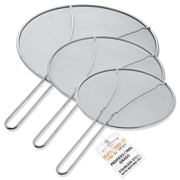 Juego de mamparas Splatter U.S. Kitchen Supply de acero inoxidable