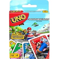 Juego De Cartas Mattel Games Uno Mario Kart Para Niños Y Adultos Mayores De 7 Años