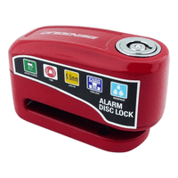 Genérico - Candado Disco Freno Moto Y Bici Con Alarma Bloqueo