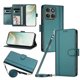 thumbnail image 1 of Funda Cartera para Motorola Edge 60 Pro con Bolsillo para Billetes, Verde Oscuro, 1 of 6