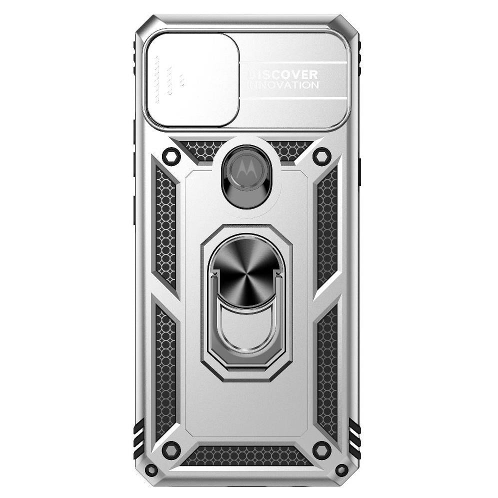 Estuche Gangxun Para Motorola Moto G 5g , Soporte Giratorio 360°, Estilo Mecánico Y Magnético