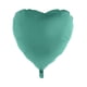 thumbnail image 1 of Lámina de aluminio con forma de corazón, divertida, Estados Unidos, color verde azulado mate, 32 x 3, 1 of 1