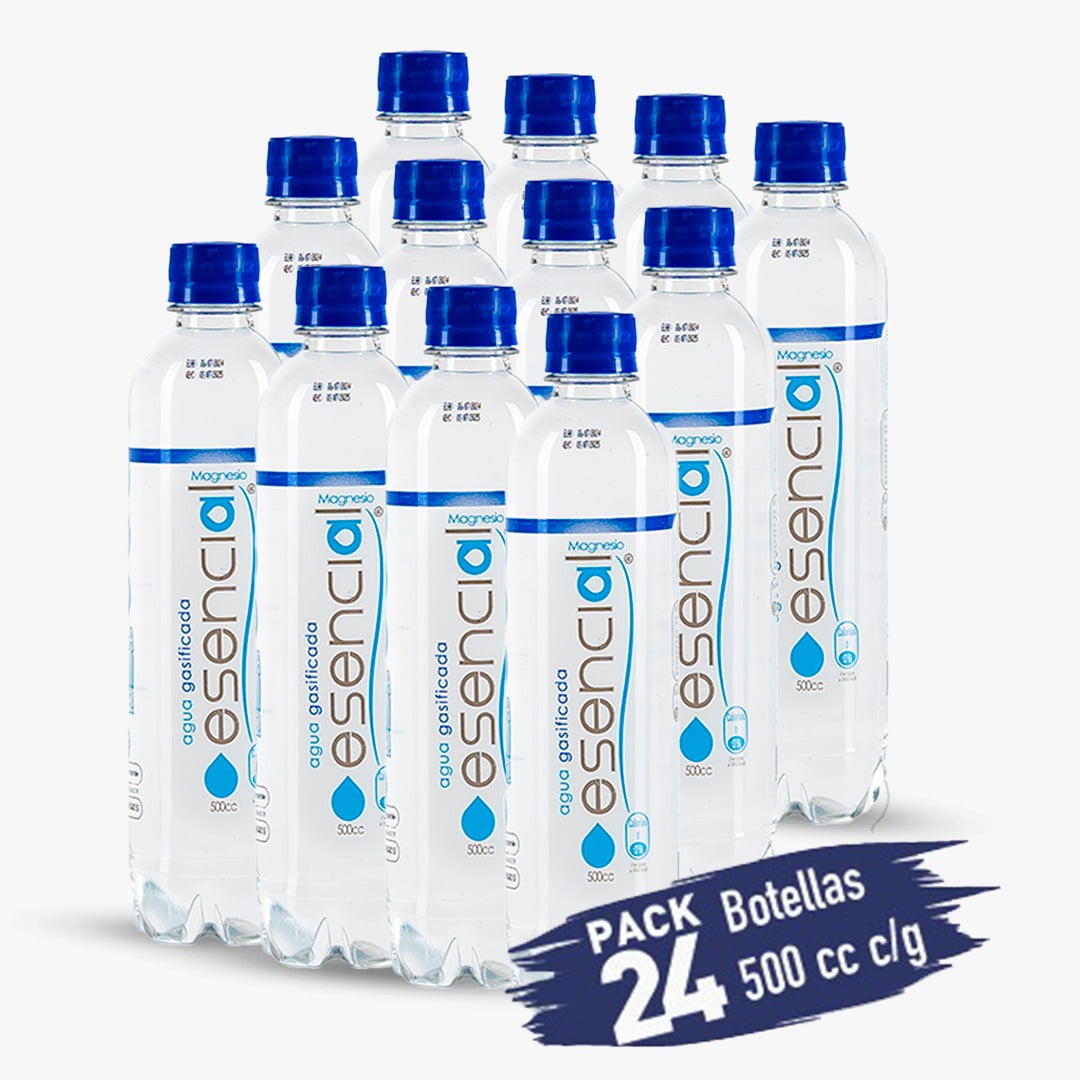 Esencial - Pack 24 Botellas C/gas 500 Cc