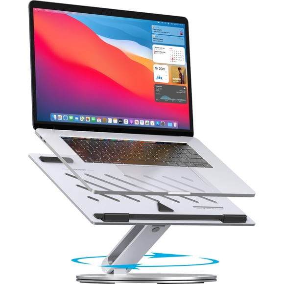 Soporte para laptop YICOSUN ajustable con rotación de 360° para 10-16