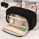 thumbnail image 1 of Large Capacity Pencil Bag Aesthetic School Cases Stationery Holder Kids Pen Bag Big Stationery Box School Students Supplies, 1 of 3