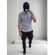 thumbnail image 1 of Polera Premium Algodón 100% Manga Corta Basico Estampar gris L, 1 of 2