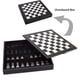 thumbnail image 2 of Juego de ajedrez Strategyify de 33 cm, vidrio, con estuche de cuero, 2 of 7