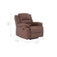 thumbnail image 4 of Berger Reclinable Moderno Martell Terciopelo Elephant 98060R, 4 of 9