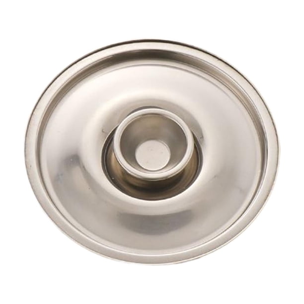 Tapa para Olla Redonda para Sartén Y Cazo Tapa Multiuso de Acero con Mango Cómodo Y Borde Sellador de Humedad Adecuada para Diversas Técnicas de Cocc 12 centímetros
