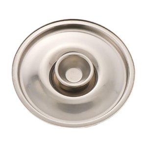 Magideal - Tapa Para Olla Redonda Para Sartén Y Cazo Tapa Multiuso De Acero Con Mango Cómodo Y Borde Sellador De Humedad Adecuada Para Diversas Técnicas De Cocc 12 Centímetros