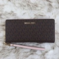 Billetera Michael Kors G Con Cierre, Café