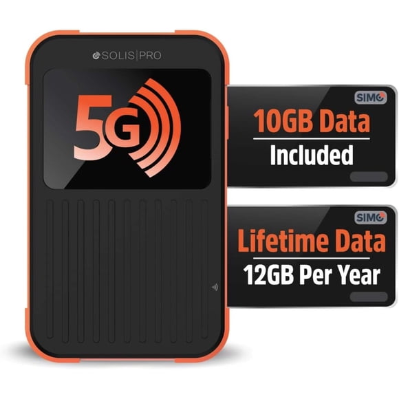 Router Móvil SIMO Solis Pro 5G Power Bank 10 GB
