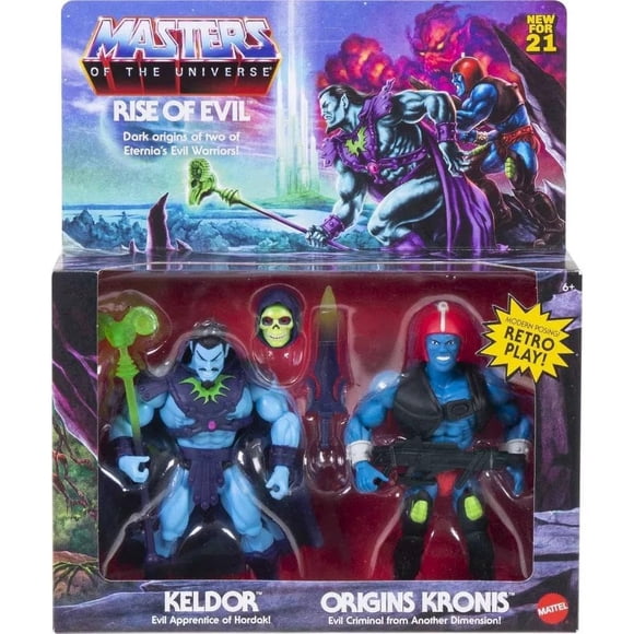 Figura de acción Mattel Masters of the Universe Keldor & Kronis