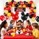 thumbnail image 4 of Globos para fiesta zheiuyjie negros, rojos y amarillos de 12 pulgadas, 64 piezas, 4 of 6