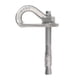 thumbnail image 5 of Perno y suspensión de anclaje para escalada en roca, placa de anclaje de acero inoxidable de 25 kN Piton Expansion Nail Bolt Hanger Hook Hardware para, 5 of 5