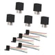 thumbnail image 1 of 5 Pares De Relés De 5 Pines Y Enchufes Precableados SPDT Para Vehículos De Coche 12V 20A / 30A, 1 of 3