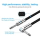 thumbnail image 3 of Cable para instrumentos eléctricos New Bee de 1,8 m, color negro, 3 of 7