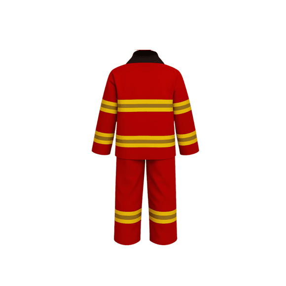 Disfraz De Bombero Para Niños Con Casco