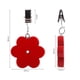 thumbnail image 5 of Juego de 4 pinzas para mantel, diseño de flores rojas, TwoFish Home, 5 of 7