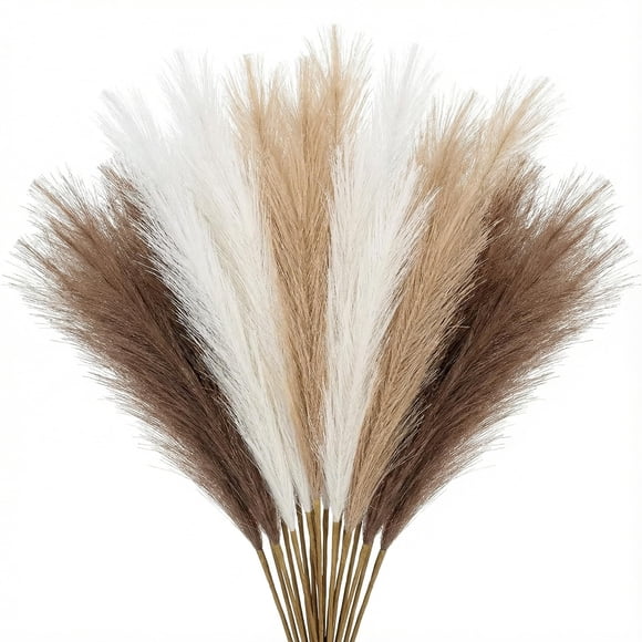 Planta Artificial Cong He 55 cm – Set de 30 piezas en Blanco/Beige/Marrón