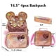 thumbnail image 2 of 3PCS Backpack for Girls 16" 3pcs School Backpacks with Lunch Box for Elementary Students Travel Sequin Backpack for Girls, 2 of 3