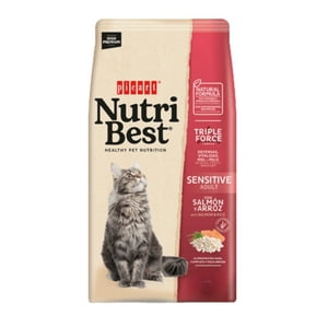 Nutribest Sensitive Para Gatos Adultos Salmón Y Arroz 2 Kg.